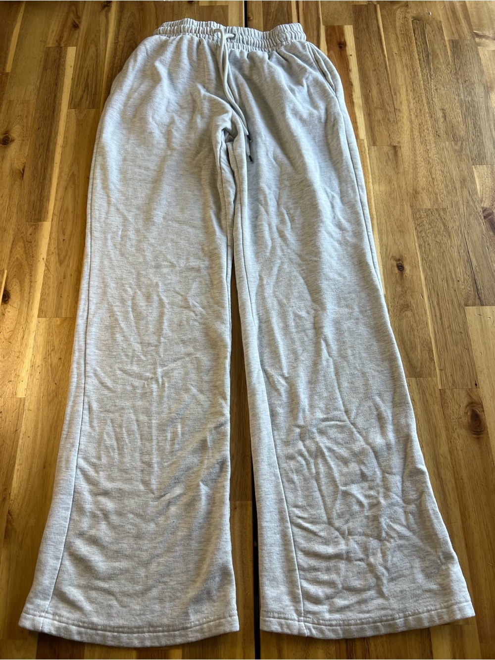 Better Together Gray Wide Leg Sweatpants Women’s XS Drawstring Lounge Pants